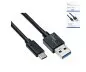 Preview: USB 3.1 Cable C male to 3.0 A male, black, 0,50m